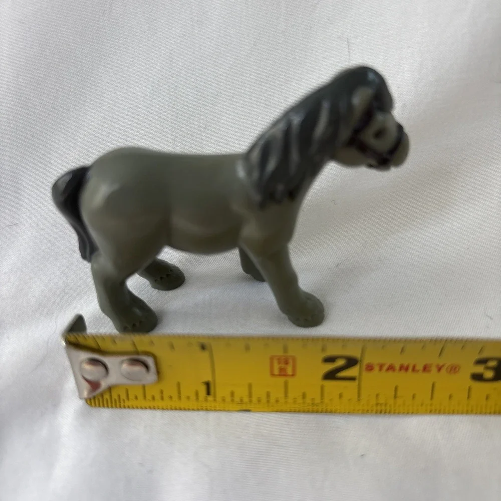 Lincoln Logs Oak Creek Lodge 857 Replacement Gray Horse‎ Animal Figure Western